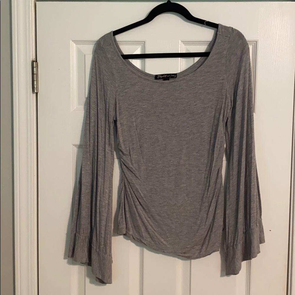 Elizabeth & James bell sleeve blouse Anthropologie